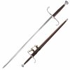 Cold Steel 88HTB German Long Sword dlhý zberateľský meč 90,2 cm, koža, kožené puzdro