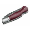 Böker 111025DAM BOXER DAMAST vreckový nôž 7,5 cm, damašek, červená, Micarta
