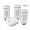 iGET HOME TS10 Premium kit (3x TS10 Thermostat Radiator Valve + 1x GW1 Gateway), Zigbee 3.0