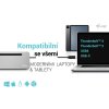 i-tec USB-C Metal Ergonomic 3x 4K Display Docking Station, Power Delivery 100 W