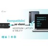 i-tec USB 3.0 / USB-C / Thunderbolt Dual Display Docking Station, PD 100W