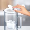 Aquaphor Glass bílá skleněná filtrační konvice + 1 ks filtru Maxfor+ Mg