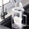 Aquaphor Glass bílá skleněná filtrační konvice + 1 ks filtru Maxfor+ Mg
