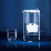 Aquaphor Glass bílá skleněná filtrační konvice + 1 ks filtru Maxfor+ Mg