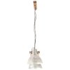 Multidom Industriálna závesná lampa 25 W strieborná 109 cm E27