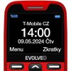 EVOLVEO EasyPhone XR, mobilný telefón pre seniorov s nabíjacím stojanom, červená