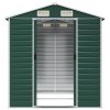 Multidom Záhradný domček zelený 191x215x198 cm pozinkovaná oceľ