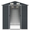 Multidom Záhradná kôlňa antracitová 191x215x198 cm pozinkovaná oceľ