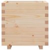 Multidom Záhradný kvetináč 50x50x49,5 cm masívna borovica