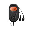 Sandberg vreckový FM+AM rádio Recharge, dobíjacie batérie, display, čierna