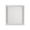 Nástenný rack 19'' 12U 600X450mm sivý flat pack