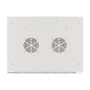 Nástenný rack 19'' 12U 600X450mm sivý flat pack