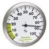 40.1054.50 TFA analógový saunový vlhkomer, strieborno-biely