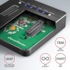 AXAGON ADSA-M2C, USB-C 3.2 Gen 2 - 2x M.2 NVMe SSD CLONE MASTER dokovacia stanica