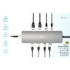 i-tec USB-C Metal Nano 2x HDMI Docking Station, PD 100W + Charger 100W (bundle)
