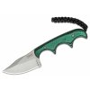 CRKT CR-2387 Minimalist ® Bowie Gears malý nôž na krk 5,3 cm, zeleno-čierna, G10, puzdro