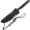 Cold Steel 53NBS Bowie Spike nôž na krk 10,1 cm, čierna, G10, puzdro, retiazka
