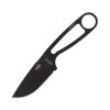 ESEE IZULA-B Black malý nôž na krk 6,7cm, celočierny, uhlíková oceľ