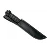KA-BAR KB-1212 FULL SIZE BLACK bojový taktický nôž 18 cm, čierna farba, kožené puzdro