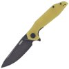 Kubey KU117C Nova vreckový nôž 9,2 cm, Black Stonewash, žltá, G10