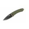 CRKT CR-2520 TUNA™ OD GREEN vreckový nôž 8,2 cm, zelená, Stonewash, G10