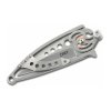 CRKT CR-5102N SNAP LOCK™ SILVER vreckový nôž 6,5 cm, nehrdzavejúca oceľ