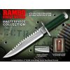 Rambo 9293 First Blood Sylvester Stallone Edition zberateľský nôž 23 cm, zelená, nylon, puzdro