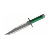 Rambo 9292 Rambo First Blood Standard Edition zberateľský nôž 23 cm, zelená, nylon, kožené puzdro