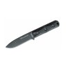 KA-BAR KB-EK51 Short Drop Point bojový nôž 10,9 cm, čierna, Ultramid, puzdro Celcon