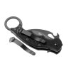 FOX Knives FX-599 MINI Karambit vreckový nôž 6,6 cm, celočierny, G10