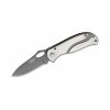 CRKT CR-6470 PAZODA™ 2 SILVER BLACK vreckový nôž 5,4 cm, strieborno-šedá, celooceľový