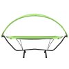 Multidom Vonkajšia posteľ so strieškou, zelená, oceľ a oxfordská látka