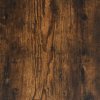 Multidom Posteľný rám bez matraca dymový dub 120x200 cm kompozitné drevo