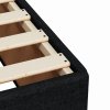 Multidom Posteľný rám boxspring s matracom čierny 80x200 cm látka