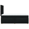 Multidom Posteľný rám boxspring s matracom čierny 90x200 cm látka