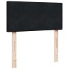Multidom Posteľný rám boxspring s matracom čierny 80x200 cm zamat