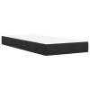Multidom Posteľný rám boxspring s matracom čierny 80x200 cm zamat