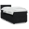 Multidom Posteľný rám boxspring s matracom čierny 80x200 cm zamat