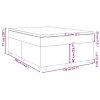 Multidom Posteľný rám boxspring s matracom čierny 140x190 cm zamat