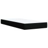 Multidom Posteľný rám boxspring s matracom čierny 90x190 cm látka
