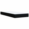 Multidom Posteľný rám boxspring s matracom čierny 90x190 cm látka