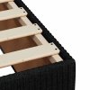Multidom Posteľný rám boxspring s matracom čierny 90x190 cm látka