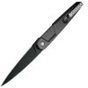 Extrema Ratio 04.1000.0496/BLK BD4 R BLACK vreckový nôž 12,2cm, celočierny, hliník