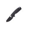 FOX Knives FX-604 B Vox Core vreckový nôž 8 cm, celočierny, FRN, hliník