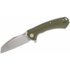 CJRB J1909-GNF Barranca vreckový nôž 9,4 cm, Stonewash, zelená, G10