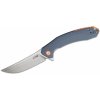 CJRB J1906-GYC Gobi vreckový nôž 8,9 cm, Stonewash, modro-šedá, G10 (CNC textúra)
