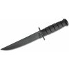 KA-BAR KB-1266 Modified Tanto všestranný vonkajší nôž 20,2 cm, celočierny, Kraton, nylonové puzdro