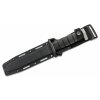 KA-BAR KB-1292 D2 EXTREME FIGHTING/UTILITY KNIFE taktický nôž 18 cm, celočierna, Kraton G, puzdro