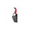 Kubey KU166D Hippocam Red zberateľský nôž 6 cm, červená, G10, puzdro Kydex so sponou