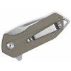 Kubey KU203G Campe Nest vreckový nôž 7 cm, hnedá khaki, G10
